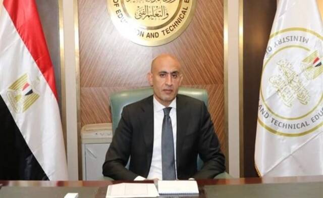 محمد عبداللطيف وزير التربية والتعليم والتعليم الفني في مصر