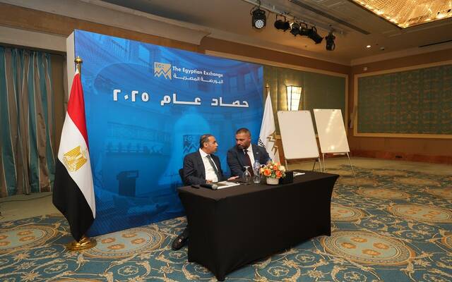الدكتور إسلام عزام رئيس البورصة المصرية خلال مؤتمر حصاد 2025