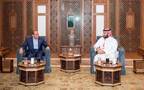 الأمير محمد بن سلمان ولي عهد المملكة العربية السعودية رئيس مجلس الوزراء والرئيس المصري عبد الفتاح السيسي