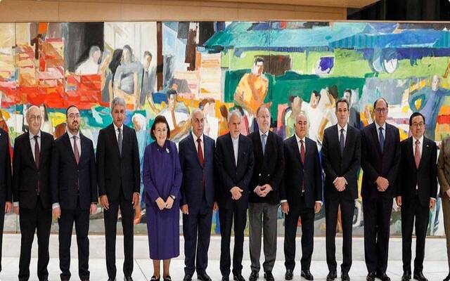 شريف فتحي وزير السياحة والآثار المصري في الاجتماع الوزاري التاسع لمنتدى الحضارات القديمة