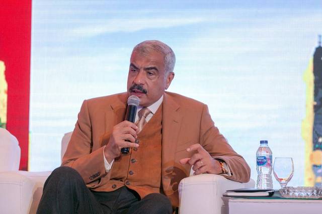 هشام طلعت مصطفى خلال مؤتمر سابق- أرشيفية