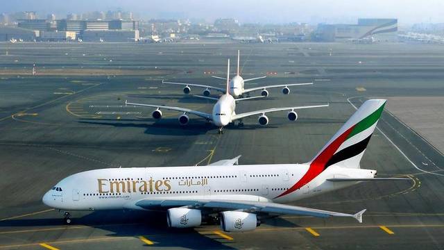 طائرات مملوكة لمجموعة طيران الإمارات