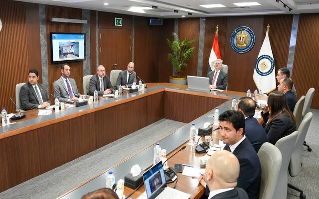 اجتماع المهندس كريم بدوي وزير البترول والثروة المعدنية المصري