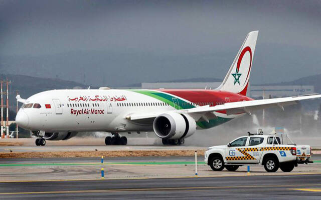 إحدى طائرات الخطوط الملكية المغربية