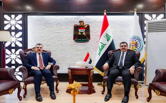 وزير التجارة يبحث مع رئيس ممثلية حكومة كردستان إجراءات تسويق الحنطة الجارية في الإقليم
