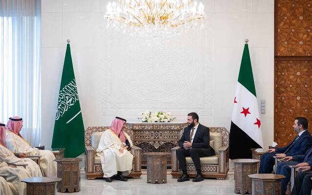 وزير الخارجية يبحث مع الشرع تقديم كافة أشكال العون لسوريا لاستعادة الاستقرار