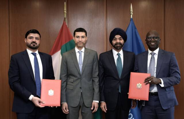 خلال توقيع مذكرة التفاهم الخاصة بالشراكة