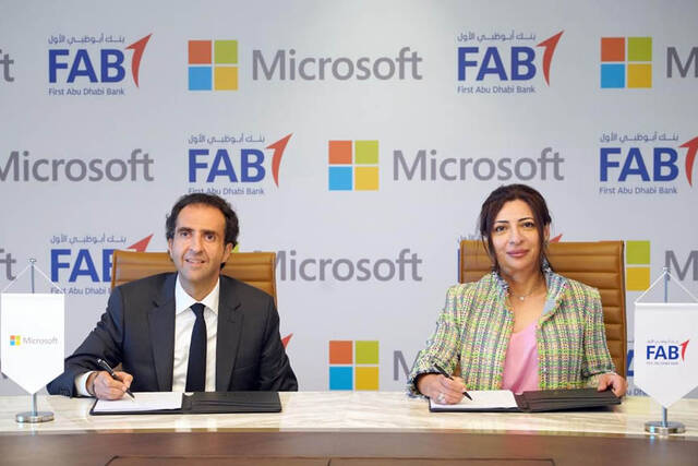 FAB partners with Microsoft to boost financial services globally