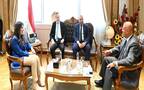 Egypt’s Minister of Housing, Utilities & Urban Communities with Acwa Power Company's delegation