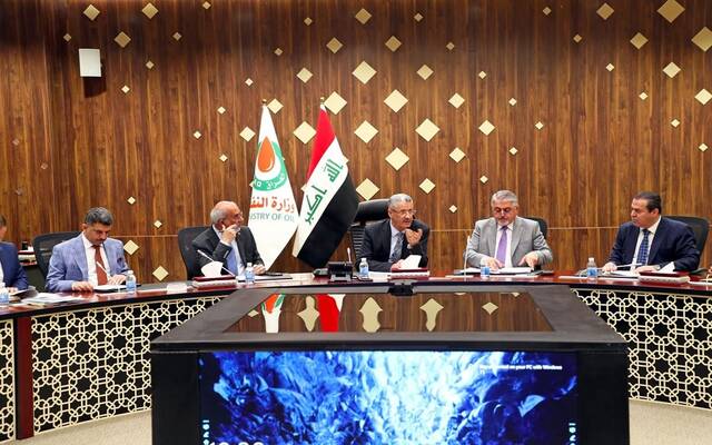 وزير النفط يترأس اجتماعاً لمناقشة الخطوات التنفيذية لمشروع مد أنبوب النفط الخام حديثة - بانياس