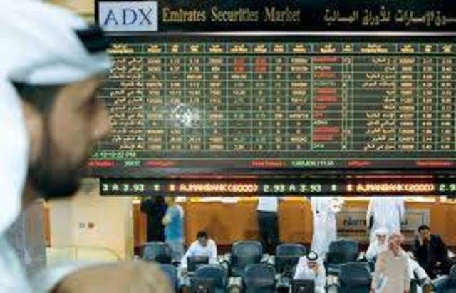 سوق أبوظبي يتحول إلى الأخضر عند المنتصف بارتفاع نسبته 0.12%