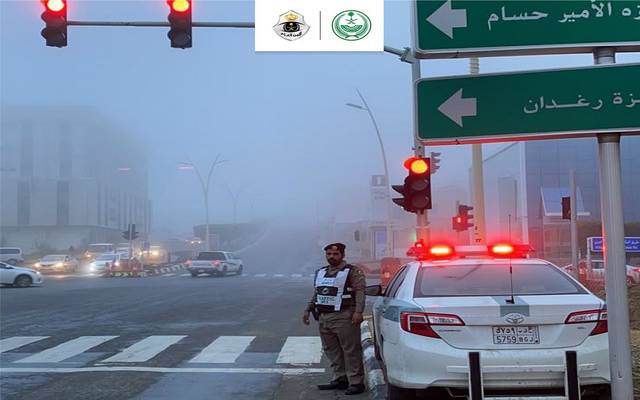 رجل أمن من أفراد المرور السعودي- أرشيفية