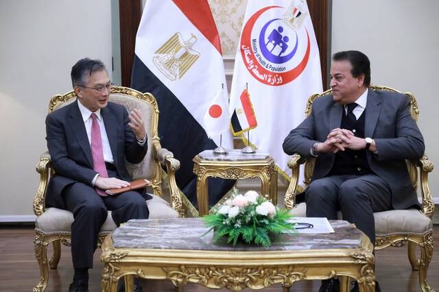 مصر تبحث تعزيز التعاون مع "جايكا" اليابانية في القطاع الصحي