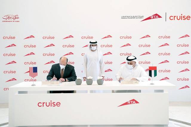 Dubai's RTA inks deal with US-based Cruise to operate self-driving vehicles