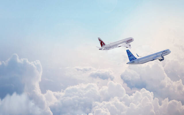 "القطرية" وخطوط "جيت بلو" تعززان اتفاقية الرمز المشترك