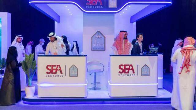 جناح لشركة SEA Ventures الرائدة في ريادة الأعمال والابتكار على هامش ملتقى بيبان 2025