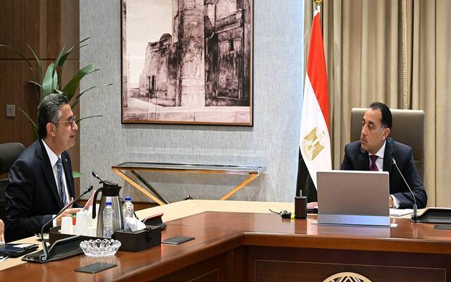 الدكتور مصطفى مدبولي رئيس مجلس الوزراء المصري والدكتور شريف فاروق وزير التموين والتجارة الداخلية