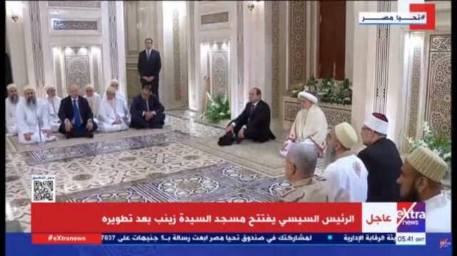 الرئيس السيسي لسلطان البهرة: مشاركتكم في تطوير مساجد آل البيت مقدرة جداً