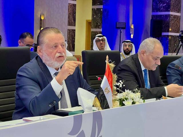 جانب من إلقاء الكلمة