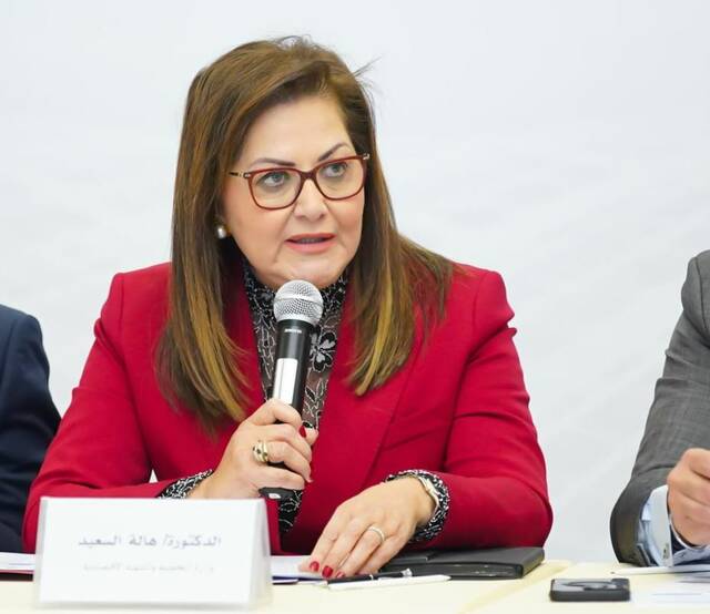 وزيرة التخطيط المصرية الدكتورة هالة السعيد
