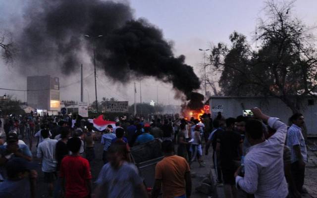 مصادر: مقتل 2 وإصابة 14 في احتجاجات البصرة العراقية