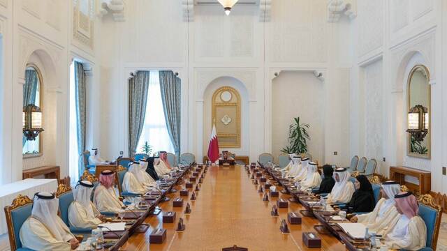 خلال اجتمع مجلس الوزراء
