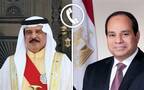الرئيس المصري عبد الفتاح السيسي - ملك البحرين حمد بن عيسى آل خليفة