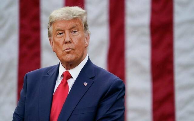 الرئيس الأمريكي دونالد ترامب