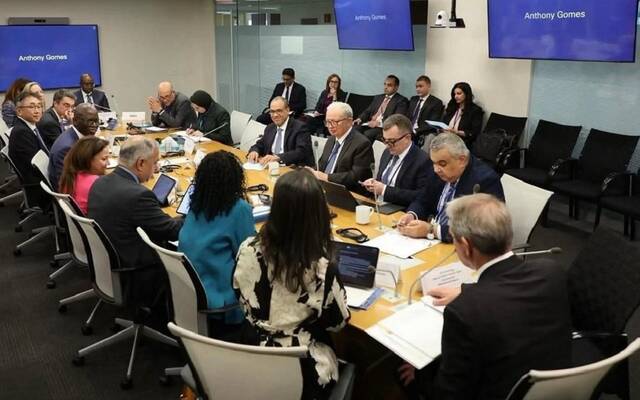 سلسلة من اللقاءات على هامش زيارة  أحمد رستم وزير التخطيط إلى واشنطن