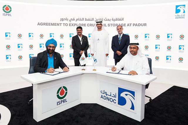 ADNOC inks MoU with India’s ISPRL during ADIPEC