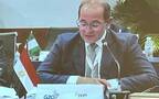 وزير المالية المصري أحمد كجوك أثناء كلمته باجتماعات مجموعة العشرين بالبرازيل