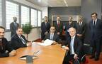 الوزير الحقيل مع عدد من رؤساء الشركات الإسبانية