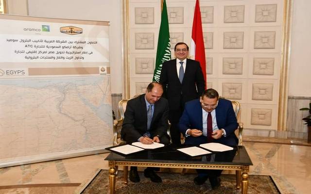 Saudi Aramco’s unit, Egyptian SUMED ink oil storage contracts