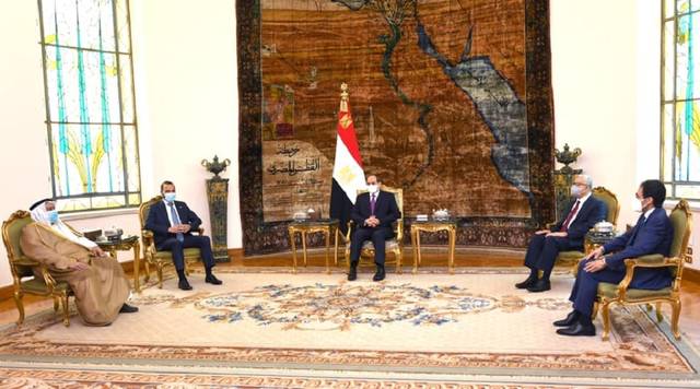 السيسي يبحث مع رئيس "الأمة الكويتي" تعزيز التعاون بين البلدين