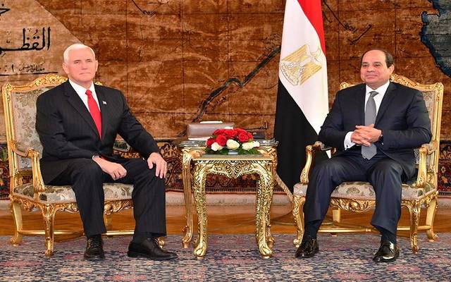 السيسي لنائب الرئيس الأمريكي: "موقف مصر ثابت من القضية الفلسطينية"