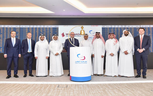 خلال الاحتفال بإدراج الشركة