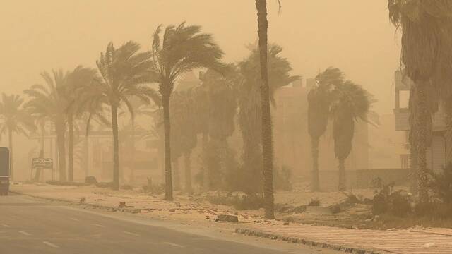 سوء الأحوال الجوية في مصر