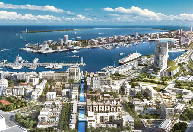 المشروع التطويري الجديد الذي يقع على سواحل دبي في ميناء راشد، الصورة من المصدر