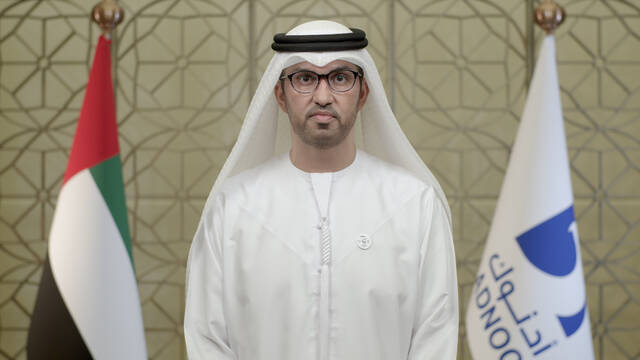 الدكتور سلطان أحمد الجابر، وزير الصناعة والتكنولوجيا المتقدمة، العضو المنتدب والرئيس التنفيذي لمجموعة "أدنوك"