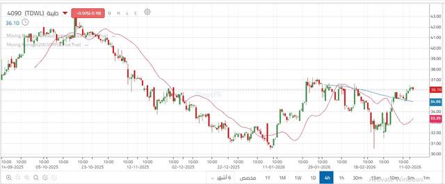 سهم شركة طيبة للاستثمار