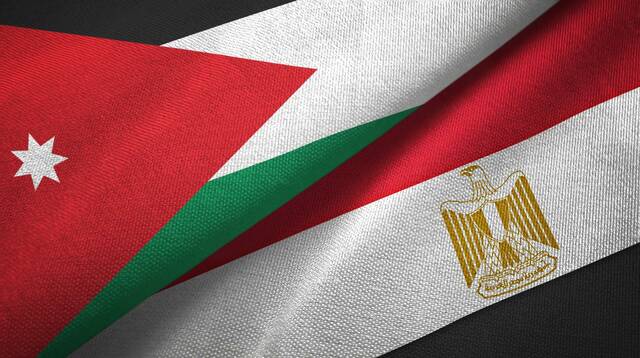 علم مصر والأردن