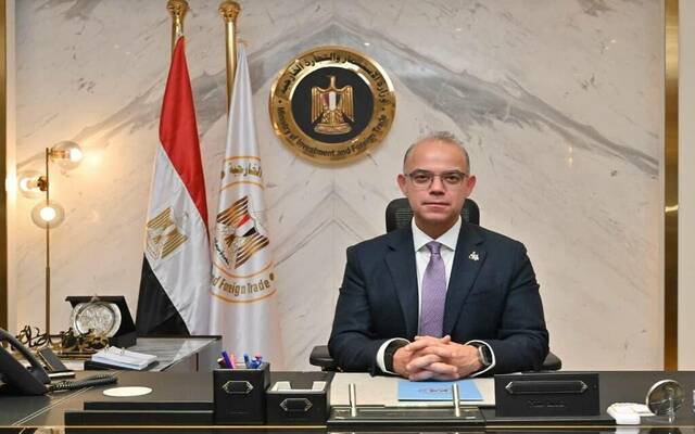 الدكتور محمد فريد وزير الاستثمار والتجارة الخارجية المصري