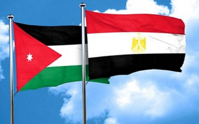 علما دولة مصر و دولة الأردن