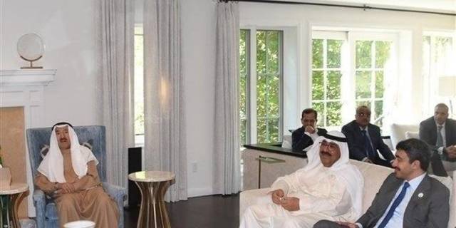 أمير الكويت يستقبل وزير خارجية الإمارات في نيويورك