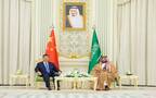 خلال استقبال ولي العهد السعودي الأمير محمد بن سلمان الرئيس شي جين بينغ رئيس جمهورية الصين