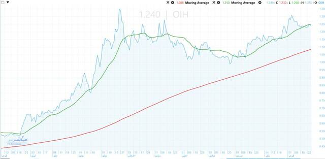 Orascom Investment Holding's stock tests key levels after strong uptrend