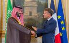 الأمير محمد بن سلمان ولي العهد رئيس مجلس الوزراء والرئيس الفرنسي في باريس