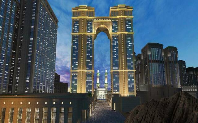 أبراج جبل عمر بجوار الحرم المكي