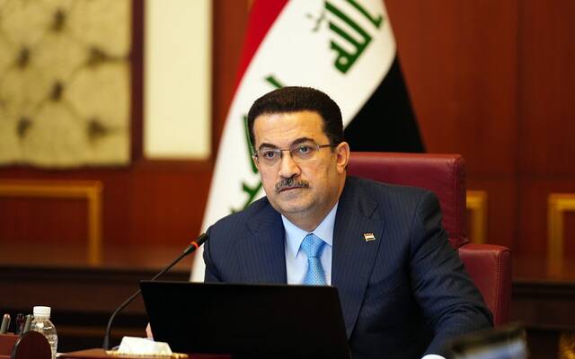 رئيس مجلس الوزراء العراقي، محمد شياع السوداني، يترأس اجتماع الحكومة