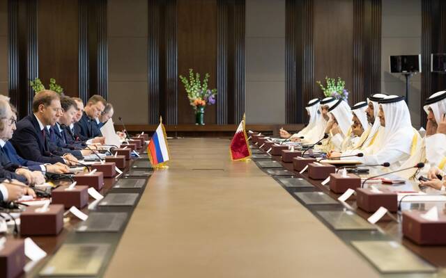 انعقاد الجنة القطرية الروسية المشتركة للتعاون التجاري والاقتصادي والفني